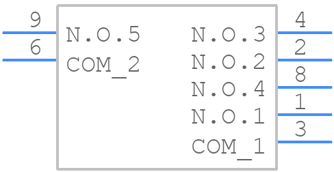 A6KS-104RF-R100 - OMRON Electronics - PCB symbol