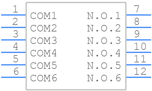A6HR-6104-R100 - OMRON Electronics - PCB symbol