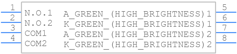 B3W-9000-HG2C - OMRON Electronics - PCB symbol
