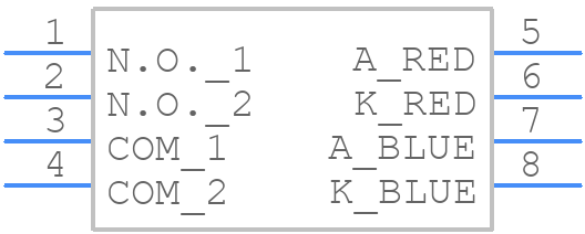 B3W-9002-RB2C - OMRON Electronics - PCB symbol