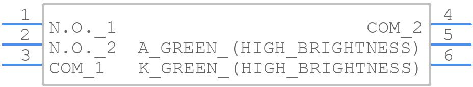 B3W-9010-HG1N - OMRON Electronics - PCB symbol