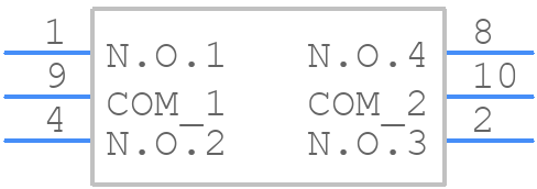 A6RS-102RF-R100 - OMRON Electronics - PCB symbol