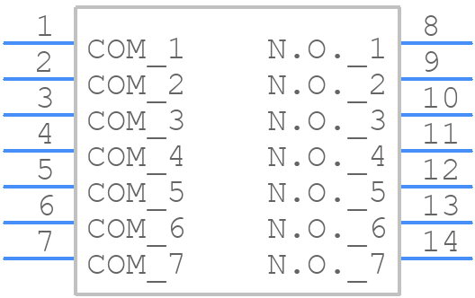 A6D-7103 - OMRON Electronics - PCB symbol