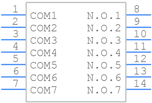 A6SN-7102-R100 - OMRON Electronics - PCB symbol