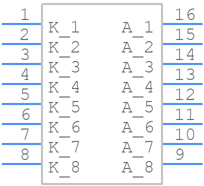SM1605e3/TR13 - Microsemi Corporation - PCB symbol