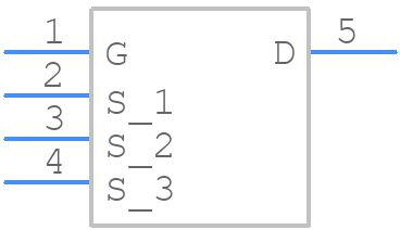 STL57N65M5 - STMicroelectronics - PCB symbol