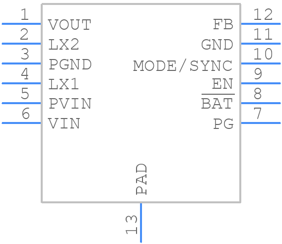ISL9110IRTNZ - Renesas Electronics - PCB symbol