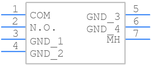 STSE16BRSTR - TE Connectivity - PCB symbol