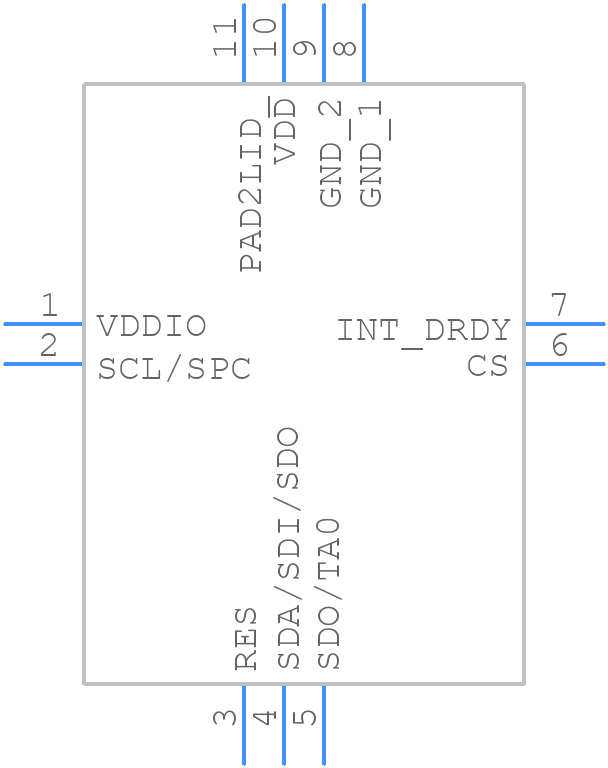 LPS27DEWOTR - STMicroelectronics - PCB symbol