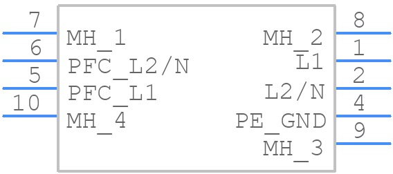 MACF-060-230-HT-D-M - Synqor - PCB symbol