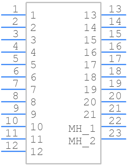 M83513/28-C01NT - Amphenol - PCB symbol