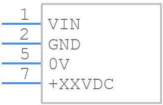 S24HIS05-1WH2 - HenLv Power - PCB symbol