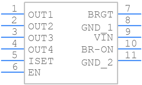 LM3595LD/NOPB - Texas Instruments - PCB symbol