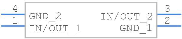 TZ2205EN4442 - TAI-SAW Technology - PCB symbol