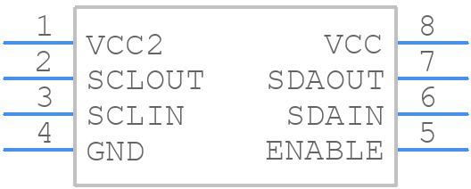 LTC4300A-3IMS8#PBF - Analog Devices - PCB symbol