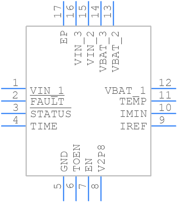 ISL6292-1CR4Z - Renesas Electronics - PCB symbol