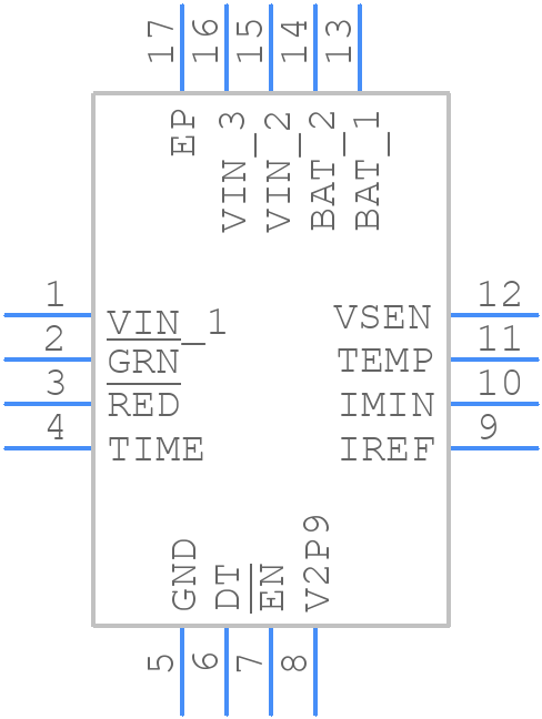 ISL6292BCRZ - Renesas Electronics - PCB symbol
