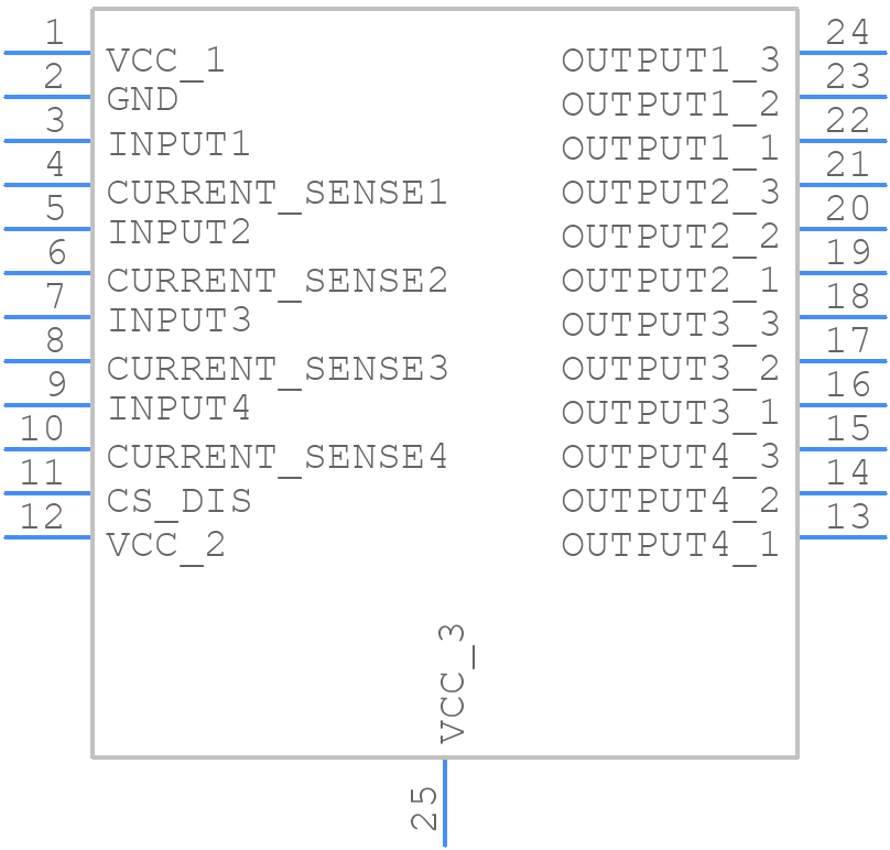 IPS4054HK - STMicroelectronics - PCB symbol