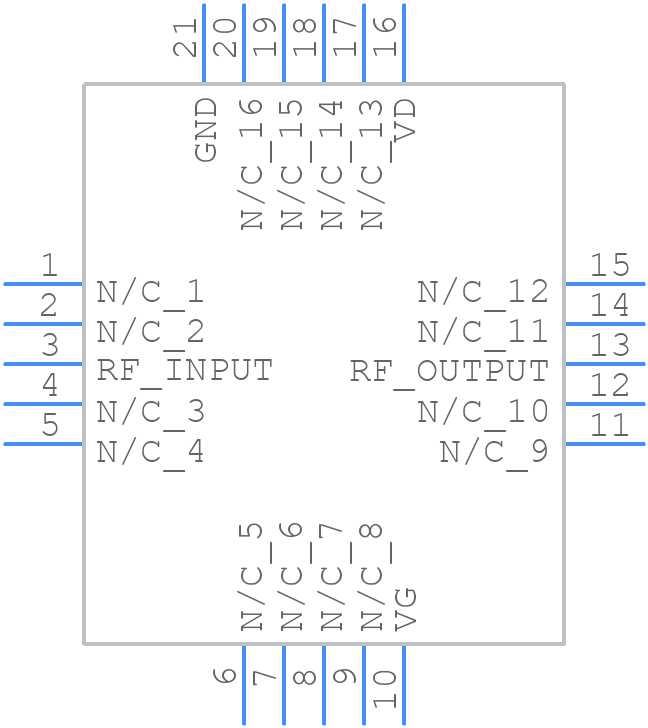 TGA2611-SM - Qorvo - PCB symbol