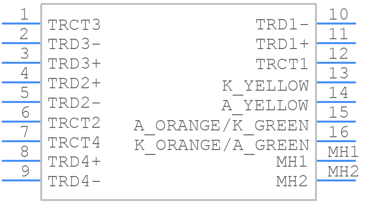 0826-1X1T-23-F - Bel - PCB symbol