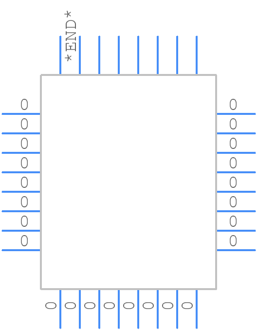 PIC32CM6408PL10032-I/PT - Microchip - PCB symbol