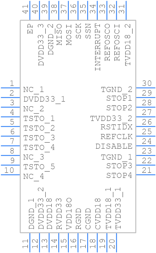 AS6500-FQFM - ams OSRAM - PCB symbol