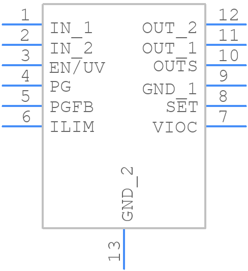 LT3093EMSE#TRPBF - Analog Devices - PCB symbol