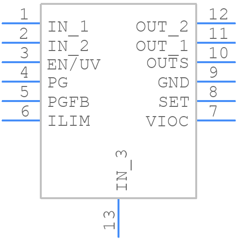 LT3093EDD#PBF - Analog Devices - PCB symbol