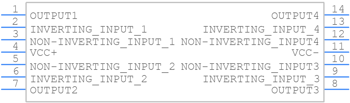 TSL6204IYDT - STMicroelectronics - PCB symbol