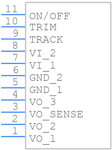 DNL10S0A0R16NFD - Delta Electronics - PCB symbol