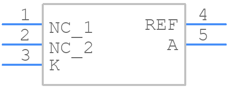 TS431ILT - STMicroelectronics - PCB symbol
