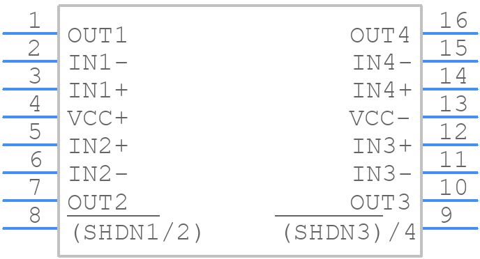TSV6395IPT - STMicroelectronics - PCB symbol