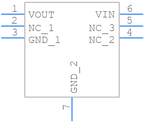 AP7370-33FDC-7 - Diodes Incorporated - PCB symbol