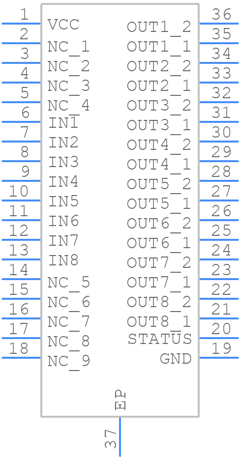 VN808-32-E - STMicroelectronics - PCB symbol