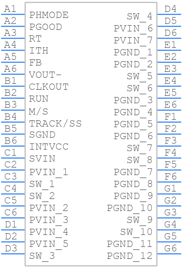 LTC7150SIY#PBF - Analog Devices - PCB symbol