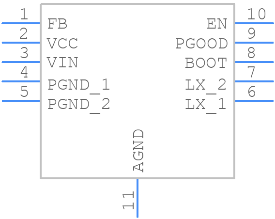 SIP12117DMP-T1-GE4 - Vishay - PCB symbol