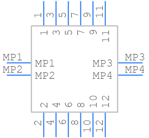 5033081210 - Molex - PCB symbol