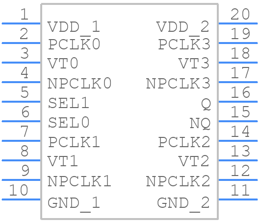 854S057BGILF - Renesas Electronics - PCB symbol