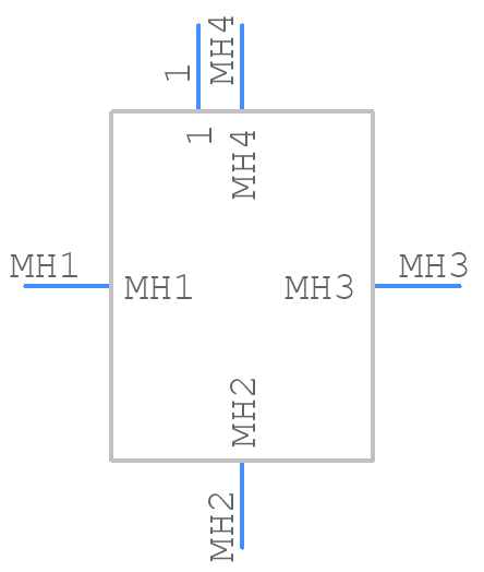 BNC-R-PC(40) - Hirose - PCB symbol