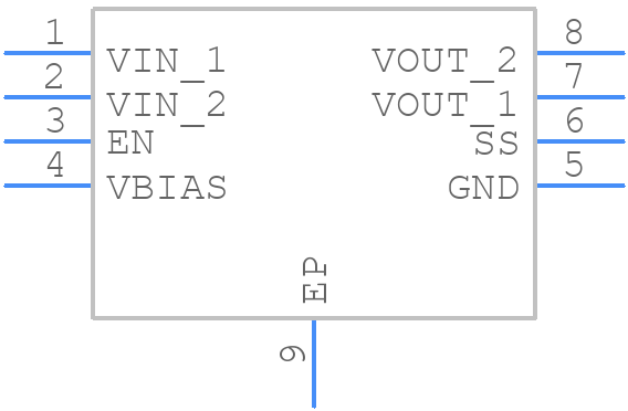 AP22975BSH8-7 - Diodes Incorporated - PCB symbol