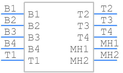 MUSBC111309 - Amphenol - PCB symbol