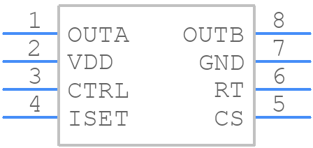 UCC28084PWR - Texas Instruments - PCB symbol