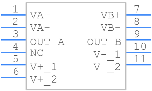OPA2544TG3 - Texas Instruments - PCB symbol