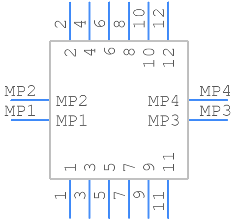 503304-1210 - Molex - PCB symbol