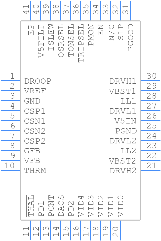 TPS51727RHAT - Texas Instruments - PCB symbol