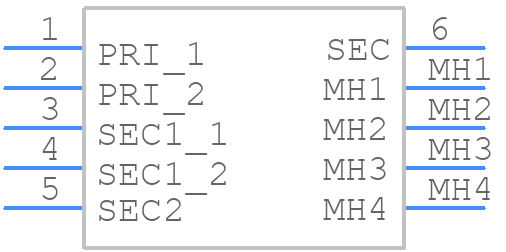 PT30/2/9 - BLOCK - PCB symbol