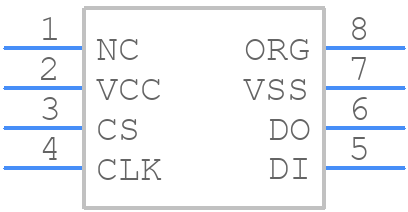 93AA66AT-I/SN - Microchip - PCB symbol