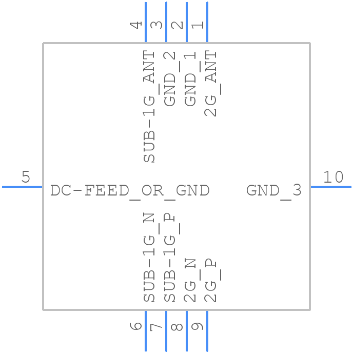 LFB21868MDZ5E757 - Murata Electronics - PCB symbol