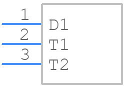 RBO40-40T - STMicroelectronics - PCB symbol