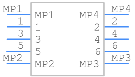 IMSA-9687S-06Y801 - i-mate - PCB symbol